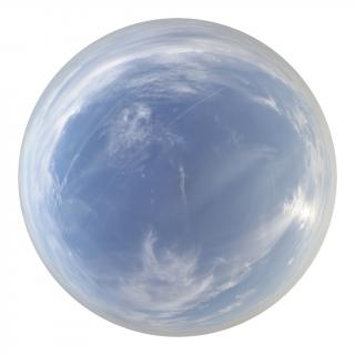 HDRi Skydome of Clouded Sky 16K